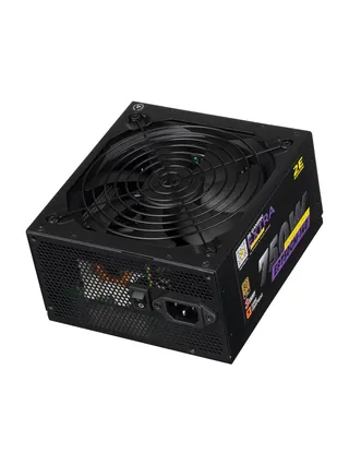 2E EXTRA POWER (750W) quvvat manbai, 110-240V, >85%, 80+Gold, APFC, 140mm, MB(20+4), CPU(4+4), 6xSATA