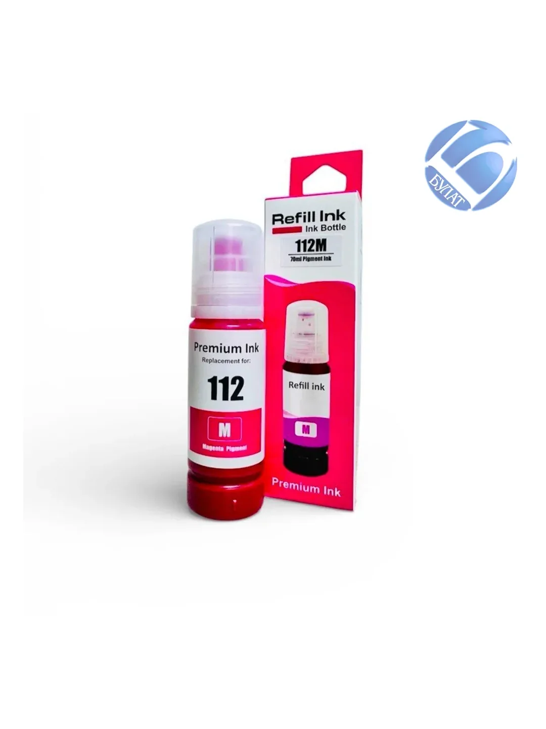 Epson 112 EcoTank Magenta ink bottle (70 мл, 6000 стр.) для L15150 / 15160 / 11160 / 6490 / 6570 2