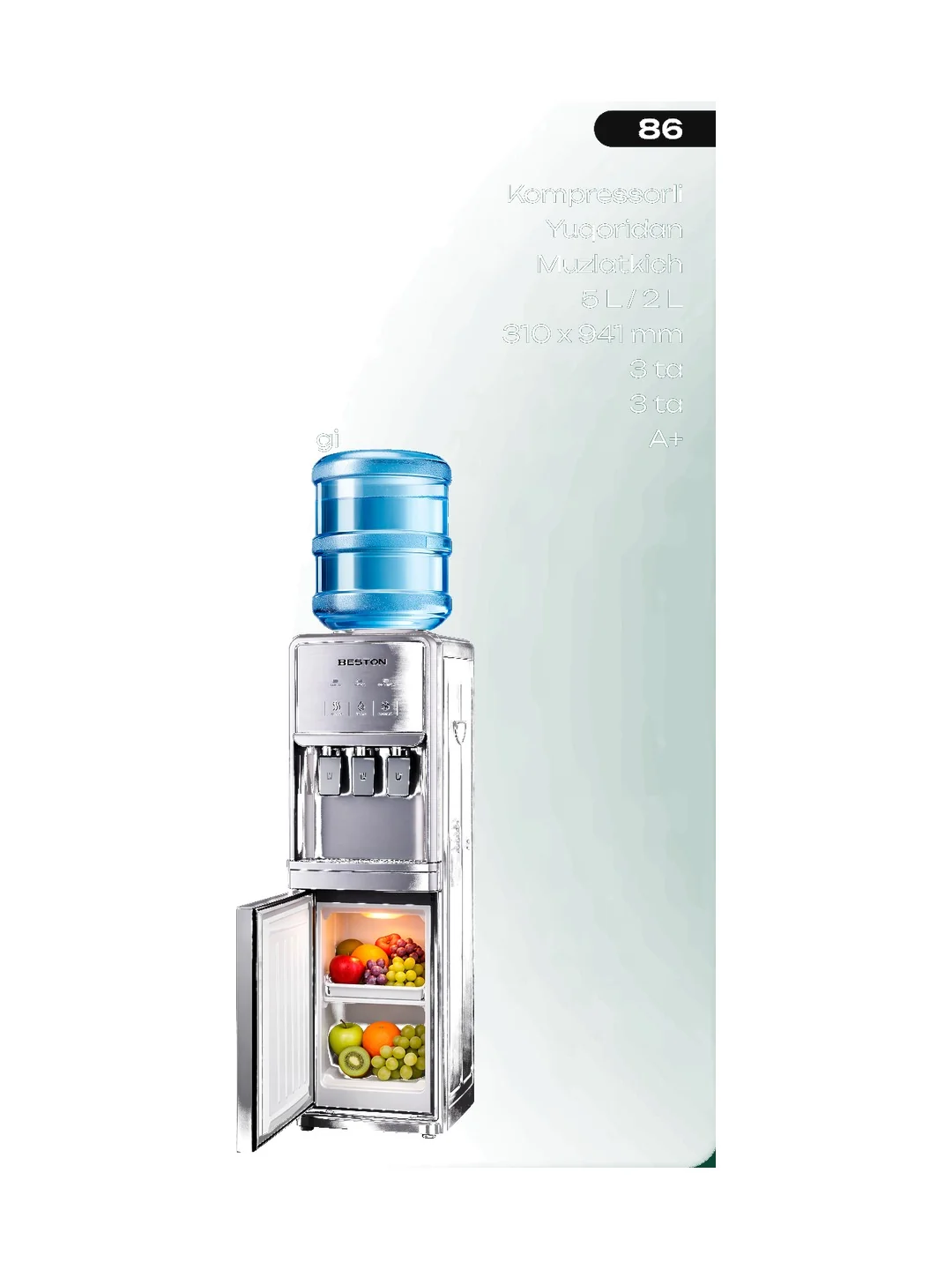 Диспенсер для воды Beston BWD-TB30TLRD 2