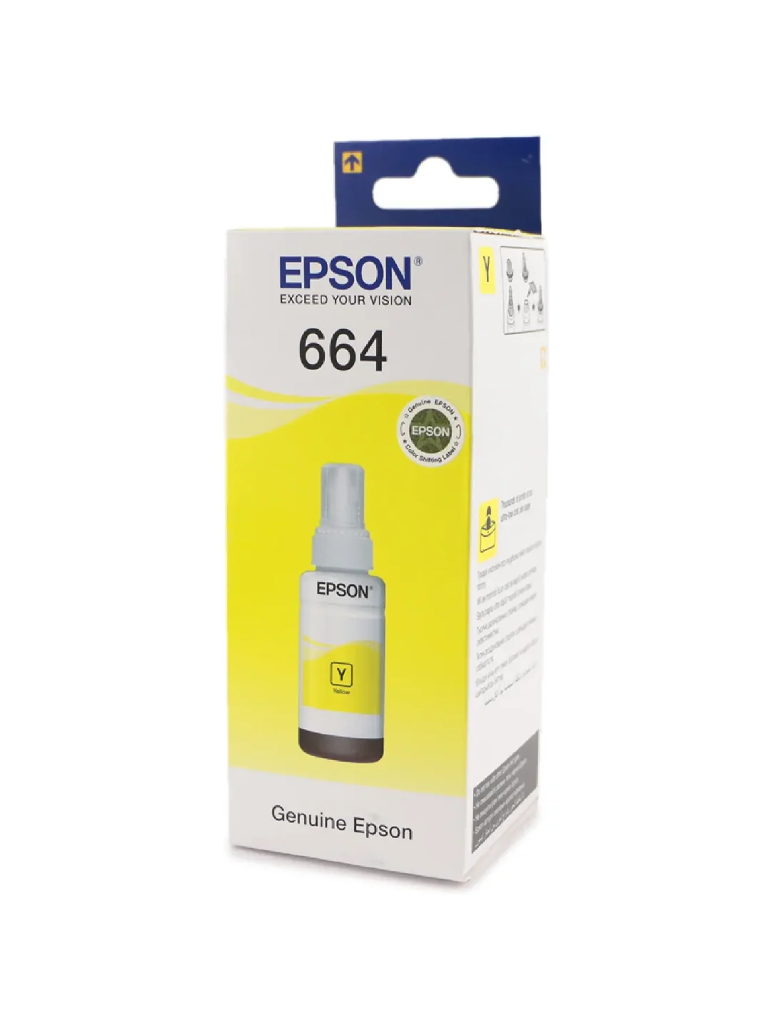Epson T6644 YE Ink Bottle (70 мл, 7500 стр.) для L1xx/2xx/3xx/4xx/5xx/6xx/8xx /1300/1800/1455 2
