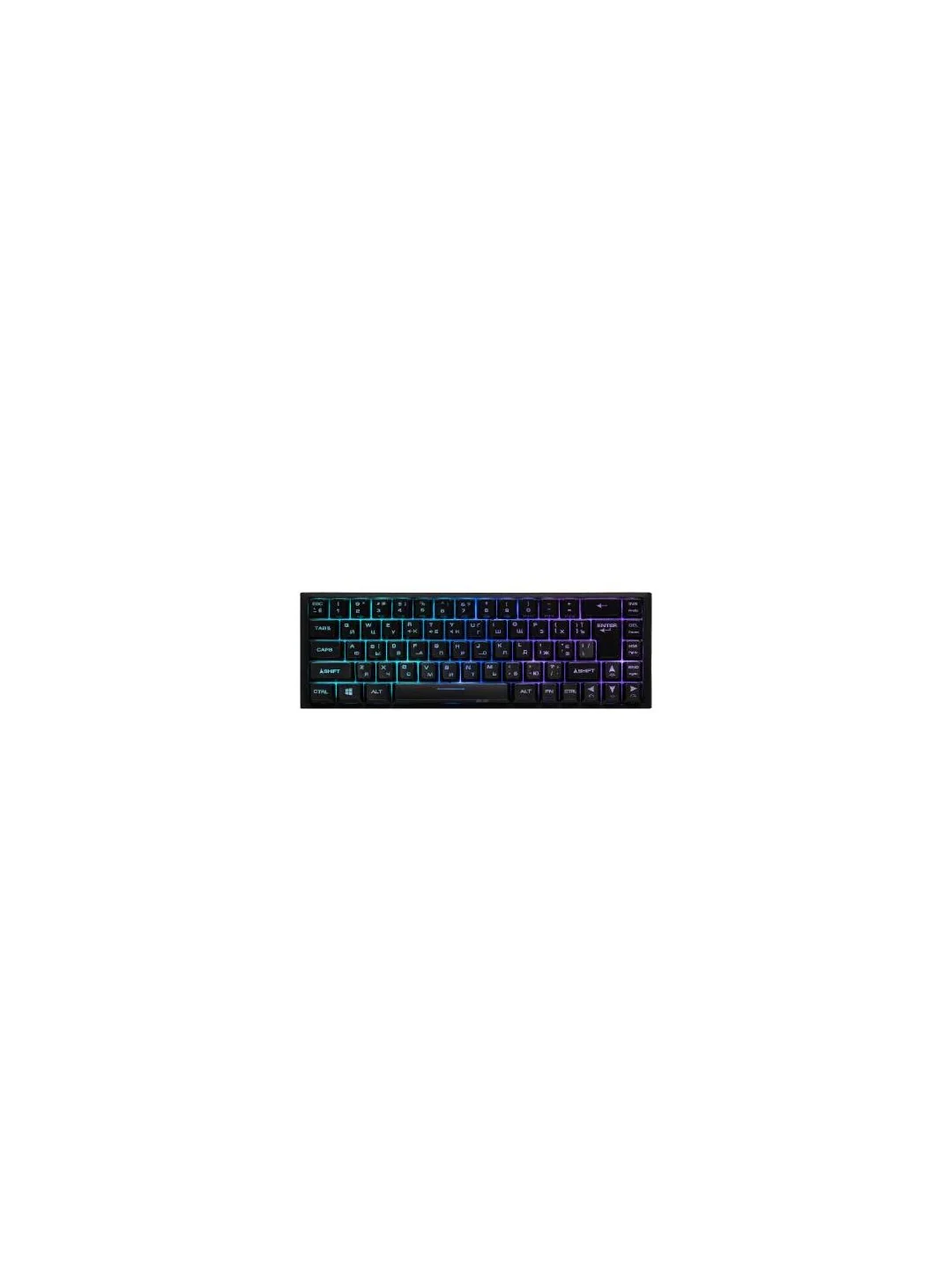 Клавиатура игровая 2E GAMING KG350 RGB 68key USB Black Ukr 2