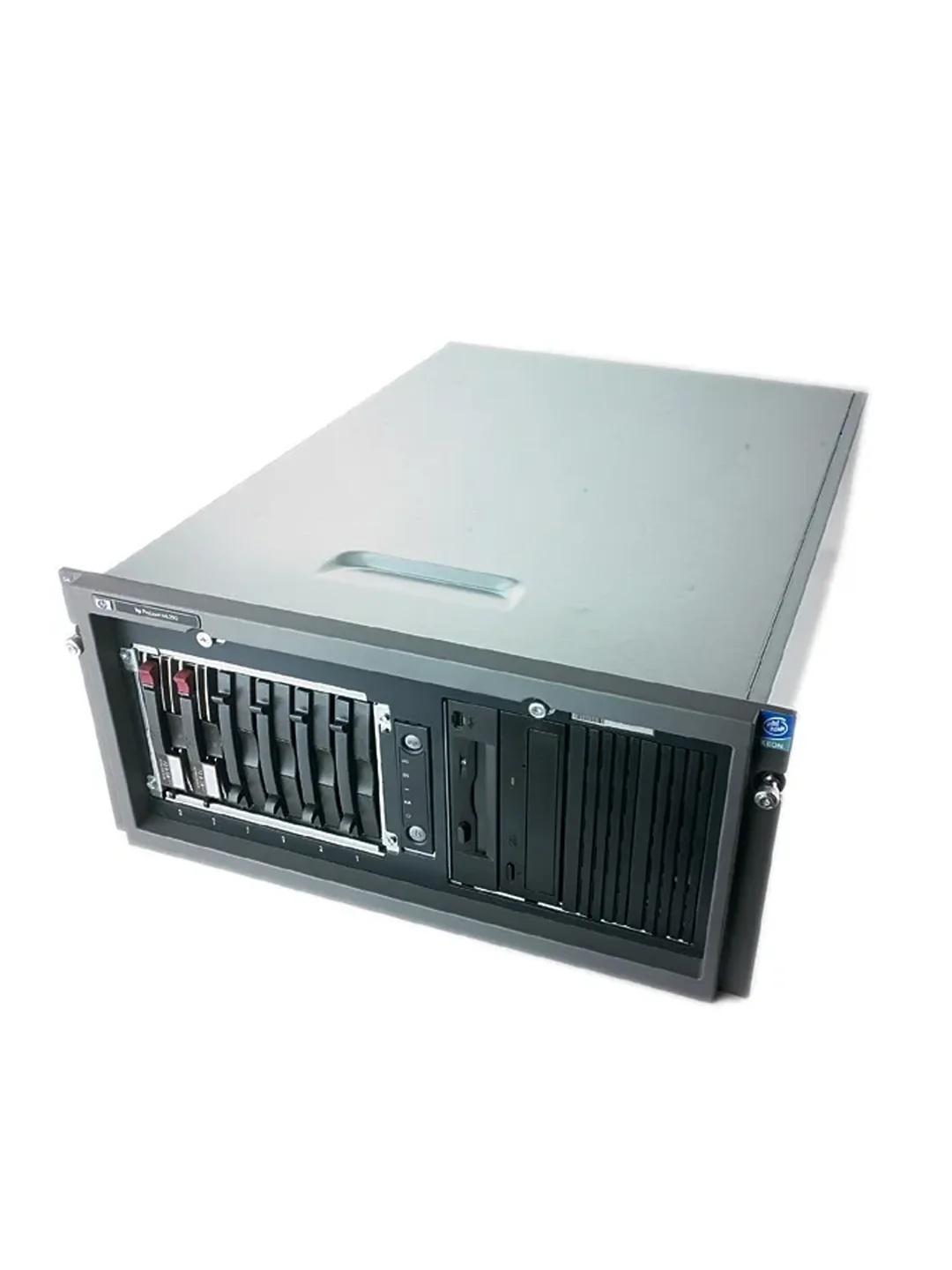 HP Rack ProLiant ML350 G4p Xeon DP 3200-2.0MB/800 SCSI (HP Backplane, 1GB, SA641) 2