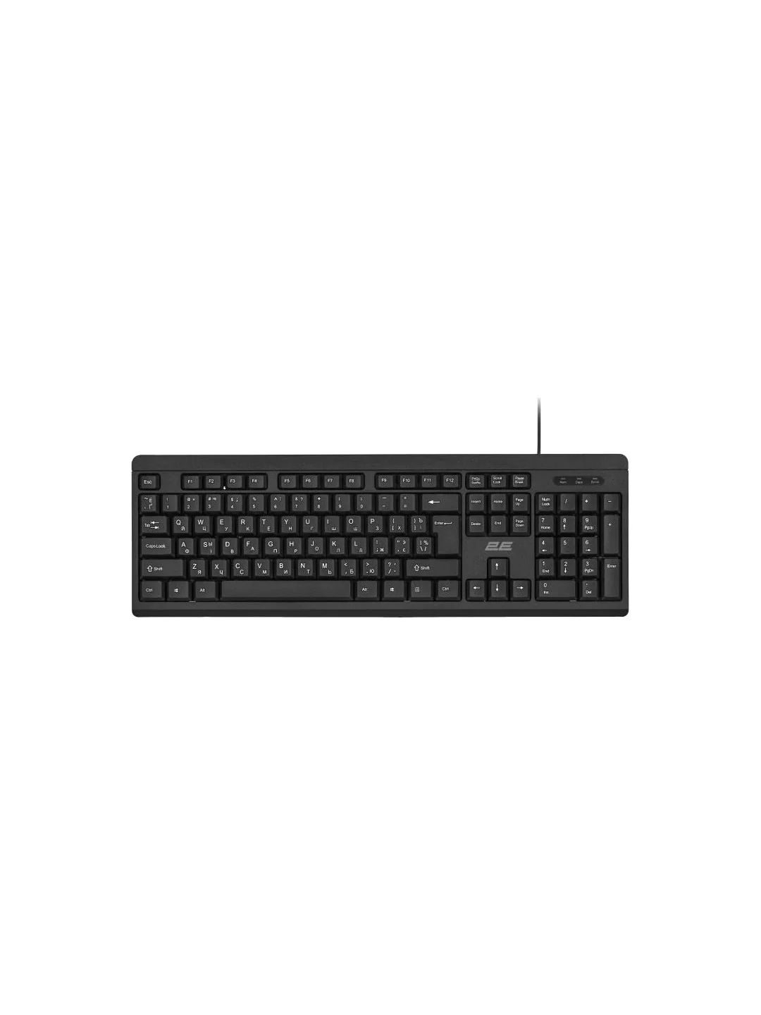 Клавиатура 2E KS108 USB Black