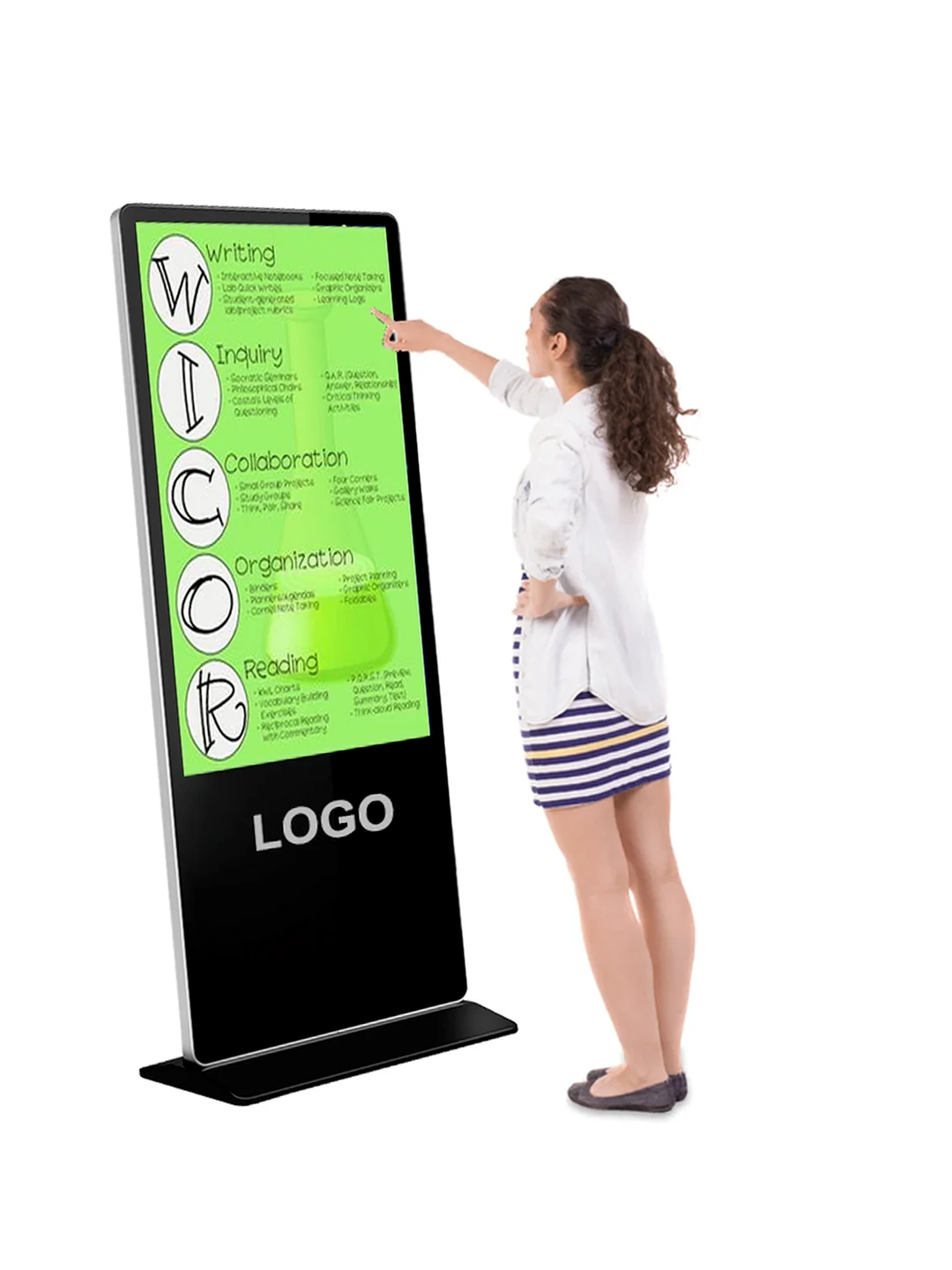 Информационный киоск Floor Standing Kiosk Kingone GQ-CH-55H-L 2