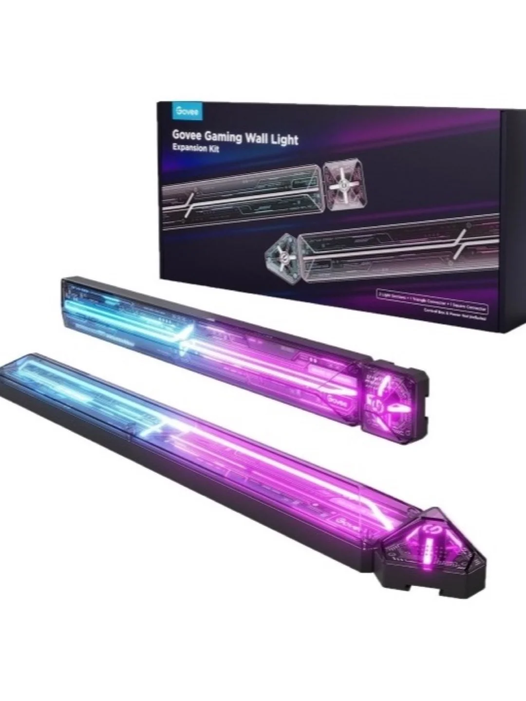 Набор настенных светильников Govee H1063 Gaming Wall light Expansion Kit, 2шт, RGBIC, WI-FI/Bluetooth
