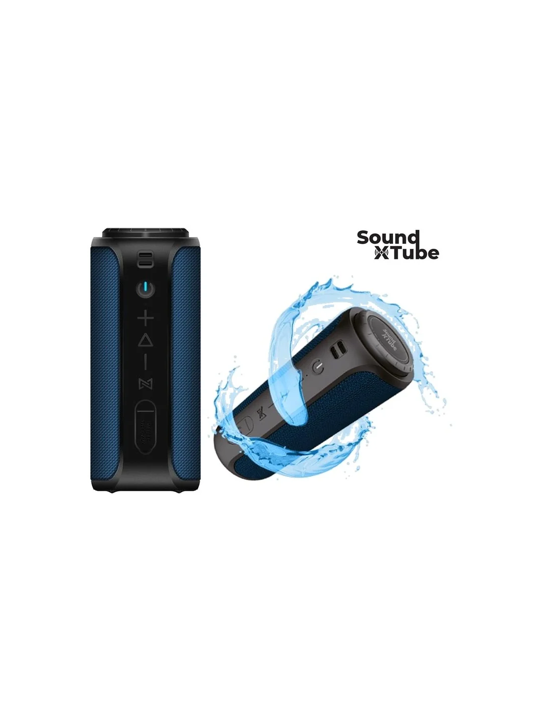 Акустическая система 2E SoundXTube TWS, MP3, Wireless, Waterproof Blue