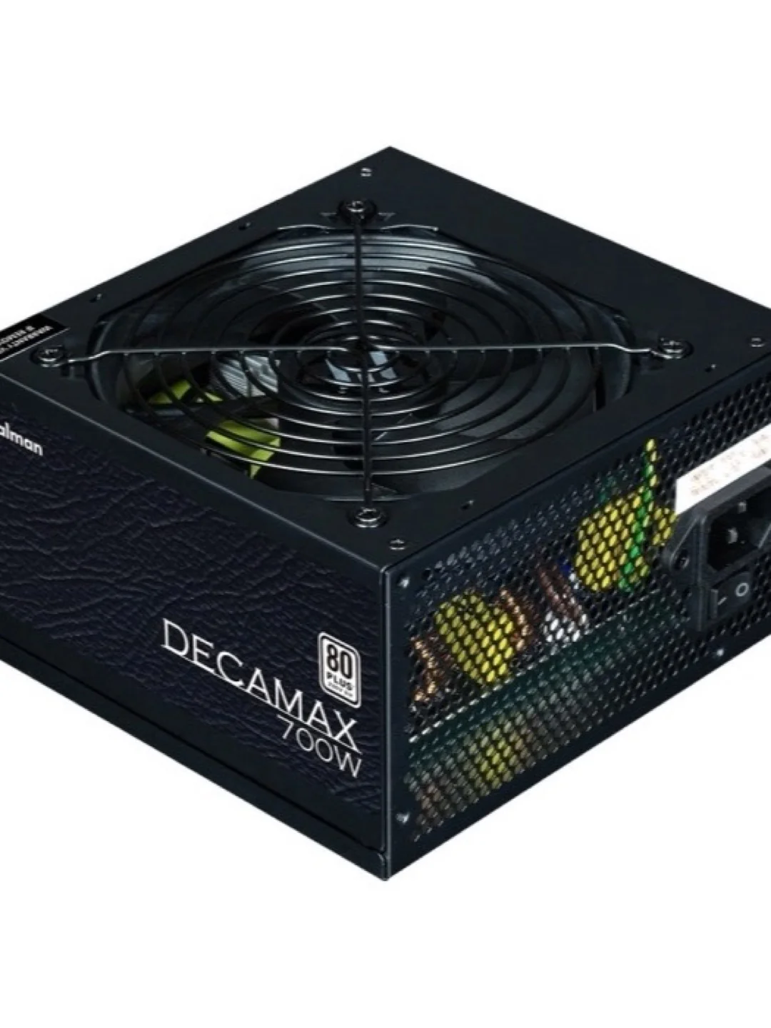 Блок питания Zalman Decamax (700W) 85%, 80 Plus, 120мм, 1xMB 24pin(20+4), 1xCPU 8(4+4)+4pin, 3xMolex, 6xSATA, 4xPCIe 8pin(6+2)