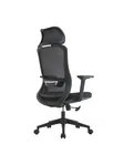 ECO FLEXION xodimlar uchun ofis kreslosi, qora 6