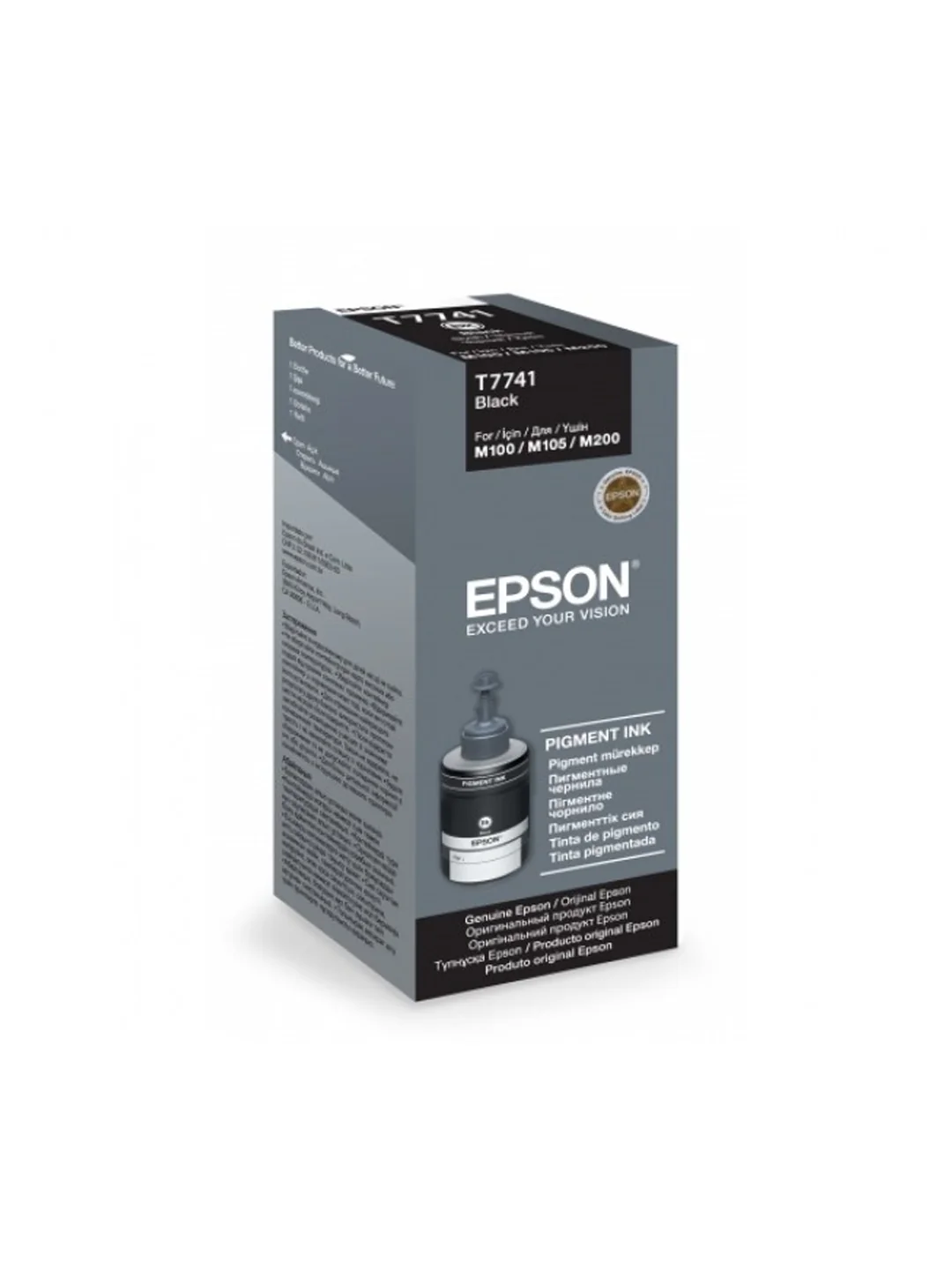 Epson T7741 Pig BK Ink Bottle (140 мл, 6000 стр.) для M1xx/M2xx/L1455/L6xx 2