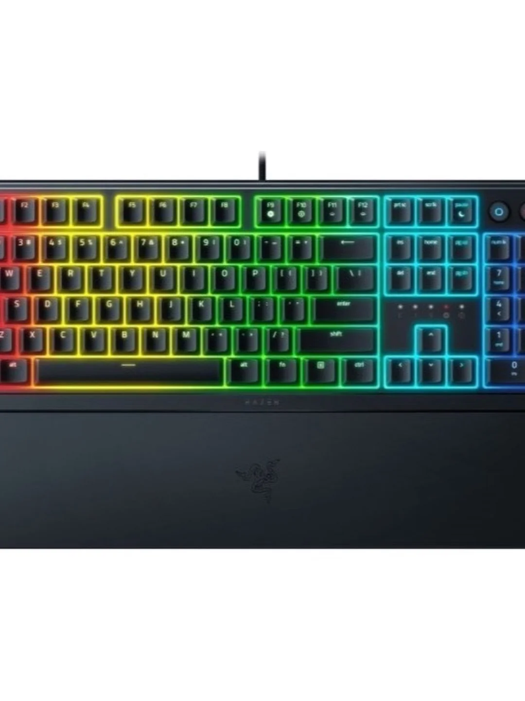 Клавиатура проводная Razer Keyboard mechanical Ornata V3 104key, Mecha-Membrane Switch, USB-A, EN/RU, RGB, black 2
