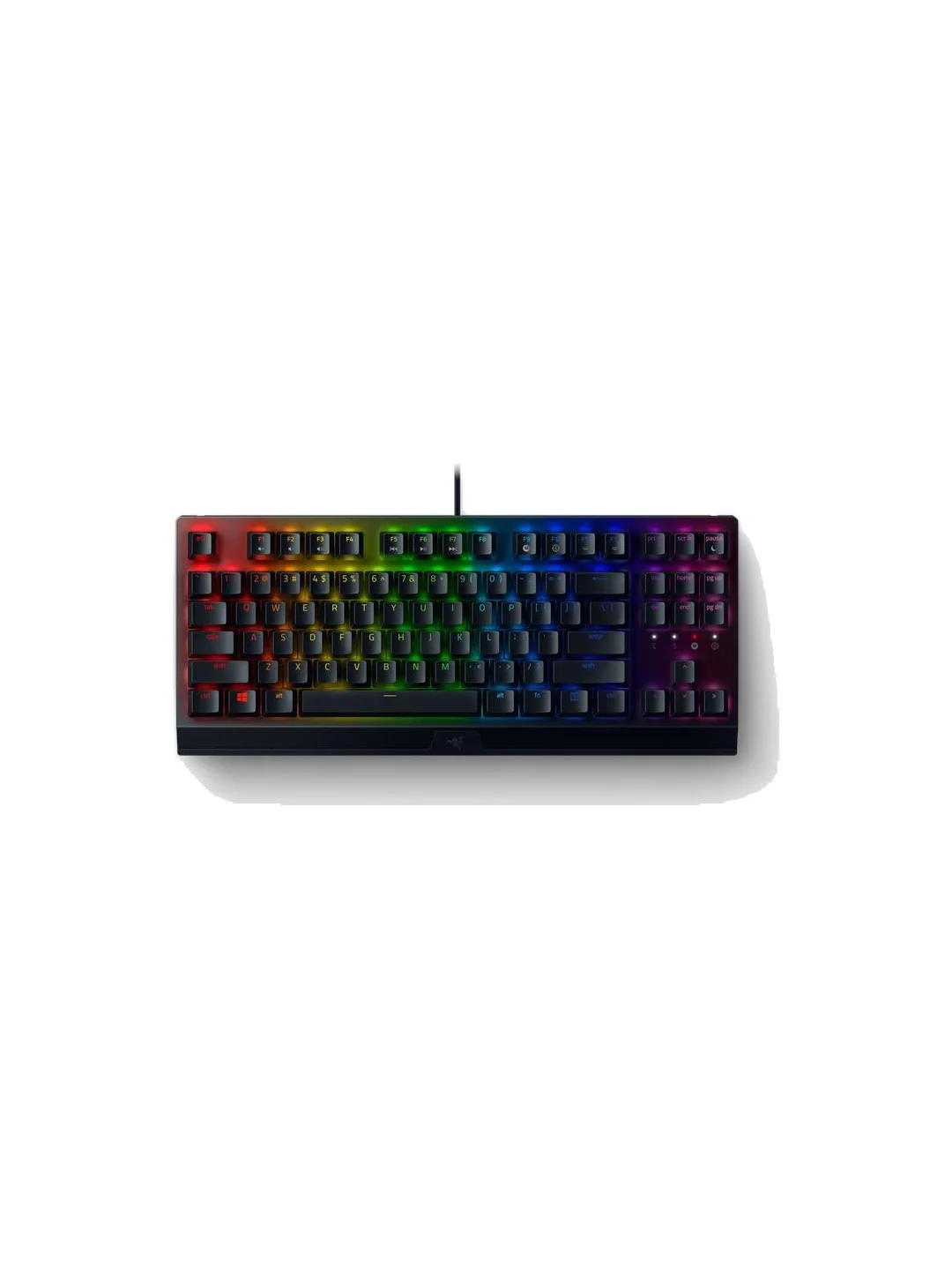 Клавиатура игровая Razer™ BlackWidow V3 TKL Green Switch USB RU RGB, Black