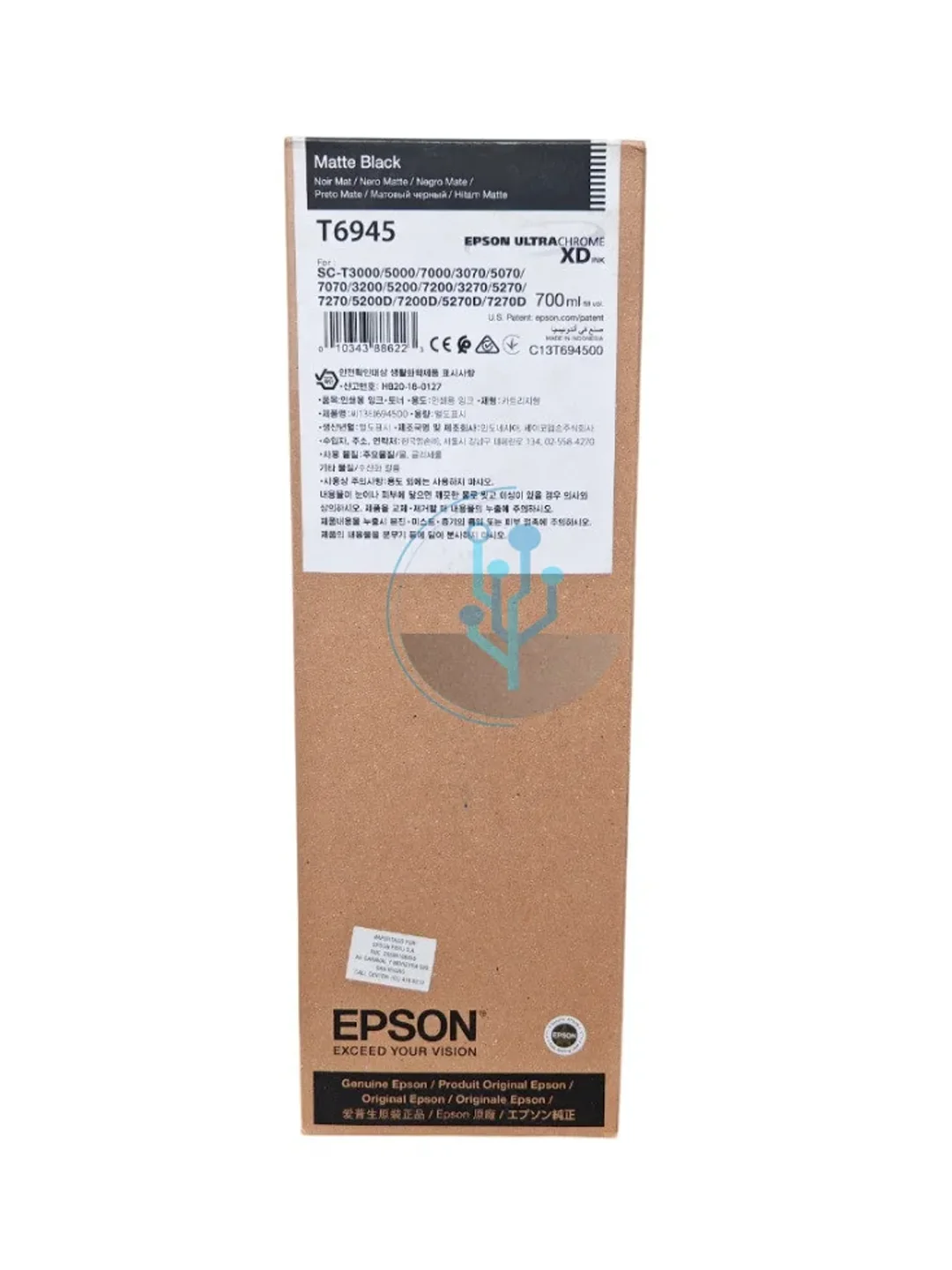 Epson Cartridge UltraChrome XD Matte Black T694500 (700ml) для T3200/5200/7200 2
