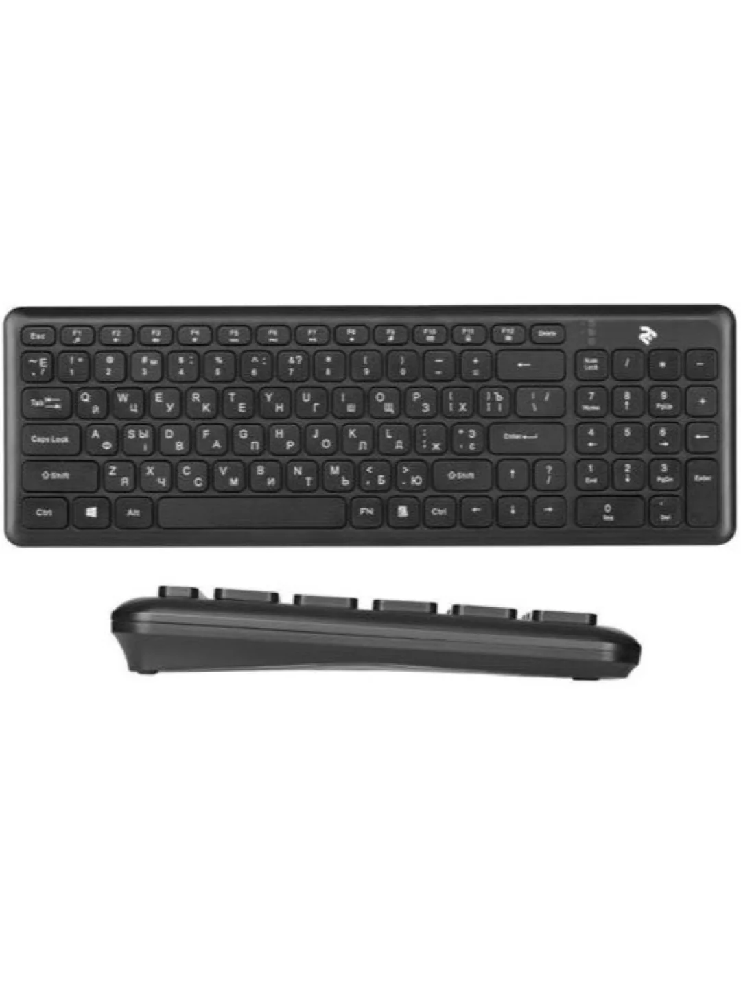 Клавиатура 2E KS230 Slim WL Black 2