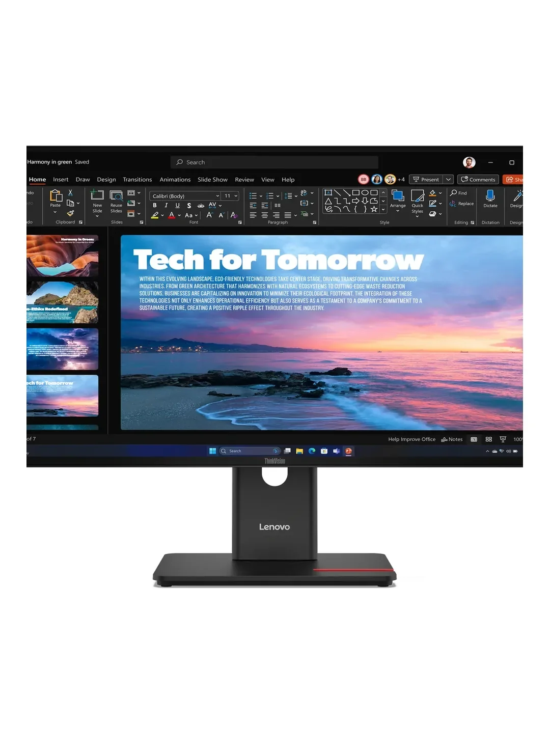 Lenovo - 27" ThinkVision T27QD-40, IPS WLED, 120Hz, 4mc, QHD (2560x1440) 2K, HDMI+DP+TypeC, Tilt, Swivel, Pivot, HAS, Eclipse Black