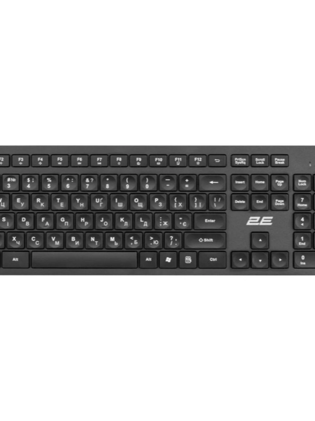 Keyboard 2E KS260 WL BT White 2
