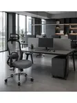 Кресло для персонала AIRFLOW серый 4