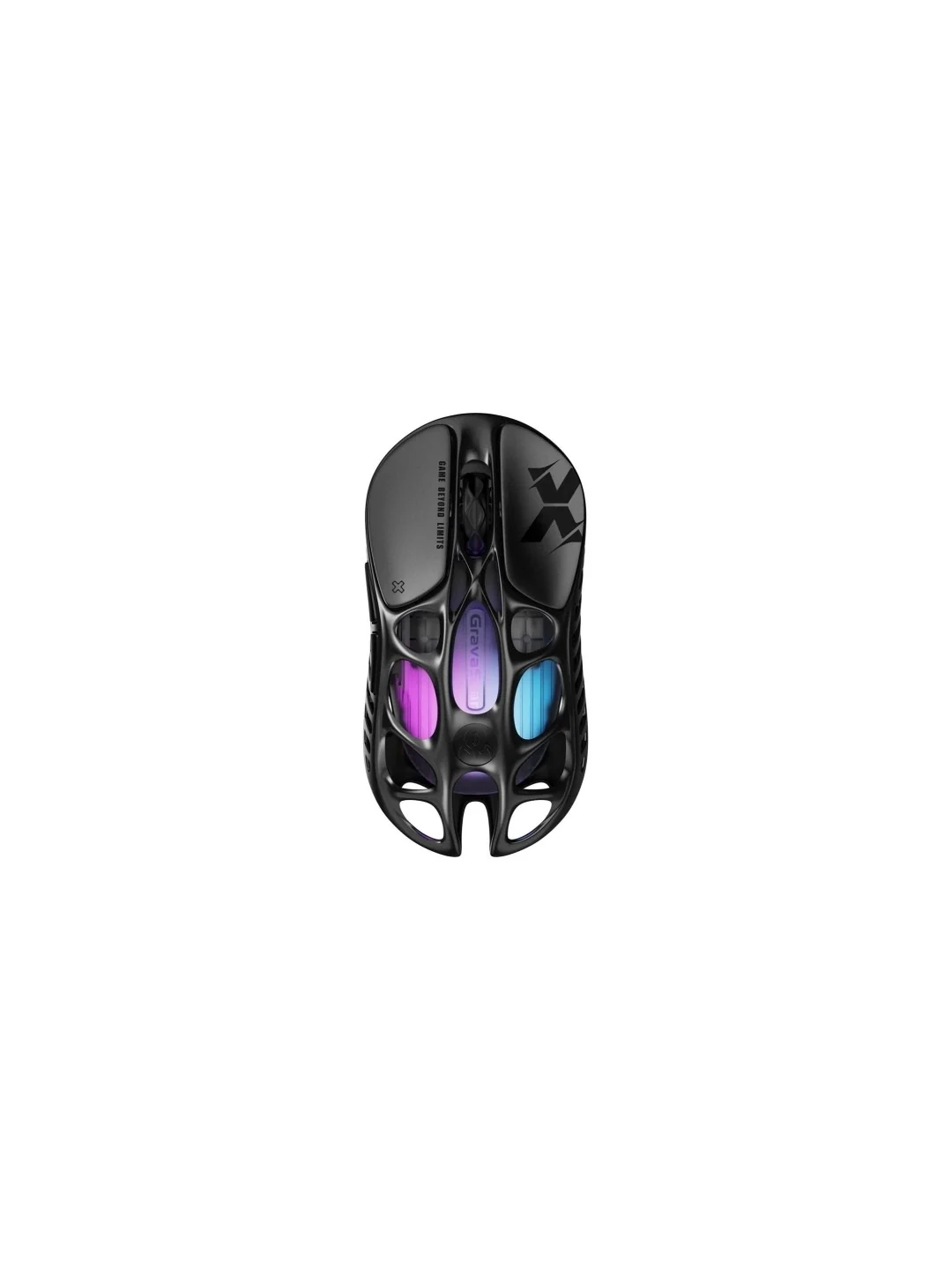 Мышь GravaStar Mercury X, BT/WL/USB-A, RGB, чорний