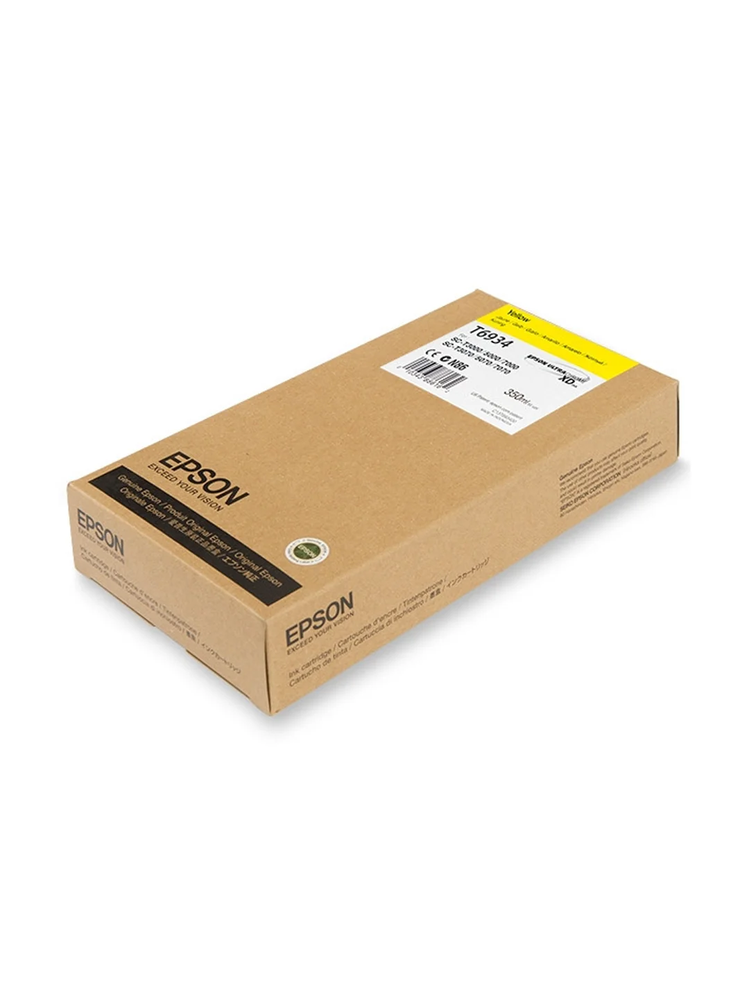 Epson Singlepack UltraChrome XD Yellow T693400 (350ml) для T3200/5200/7200 2