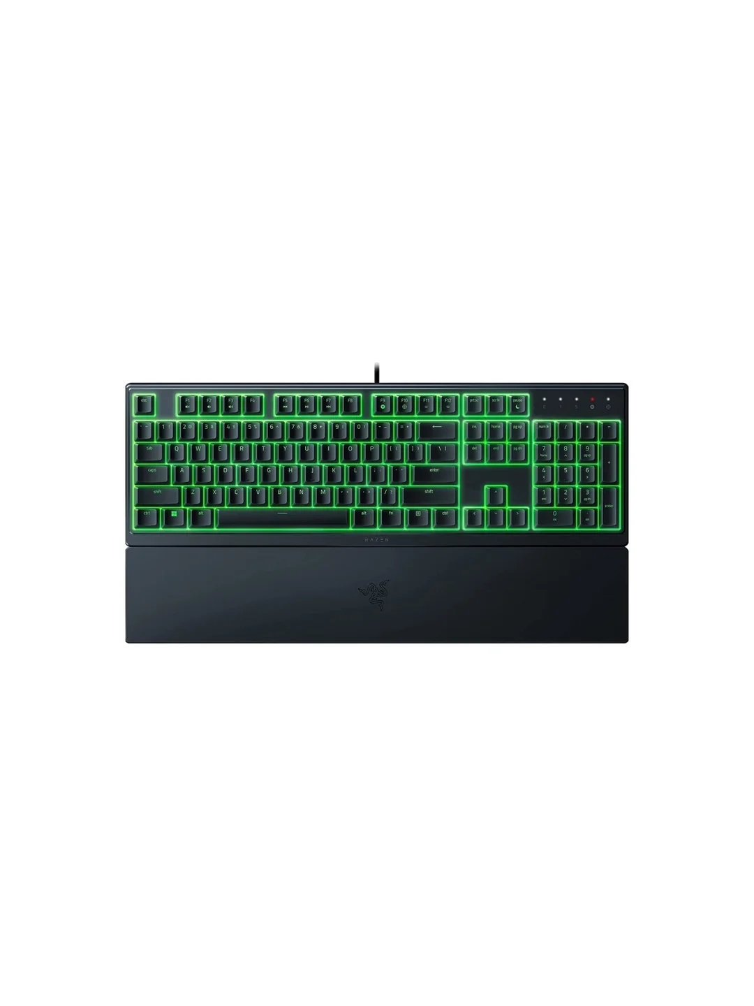 Razer Keyboard membrane Ornata V3 X 104key, USB-A, EN/RU, RGB, black