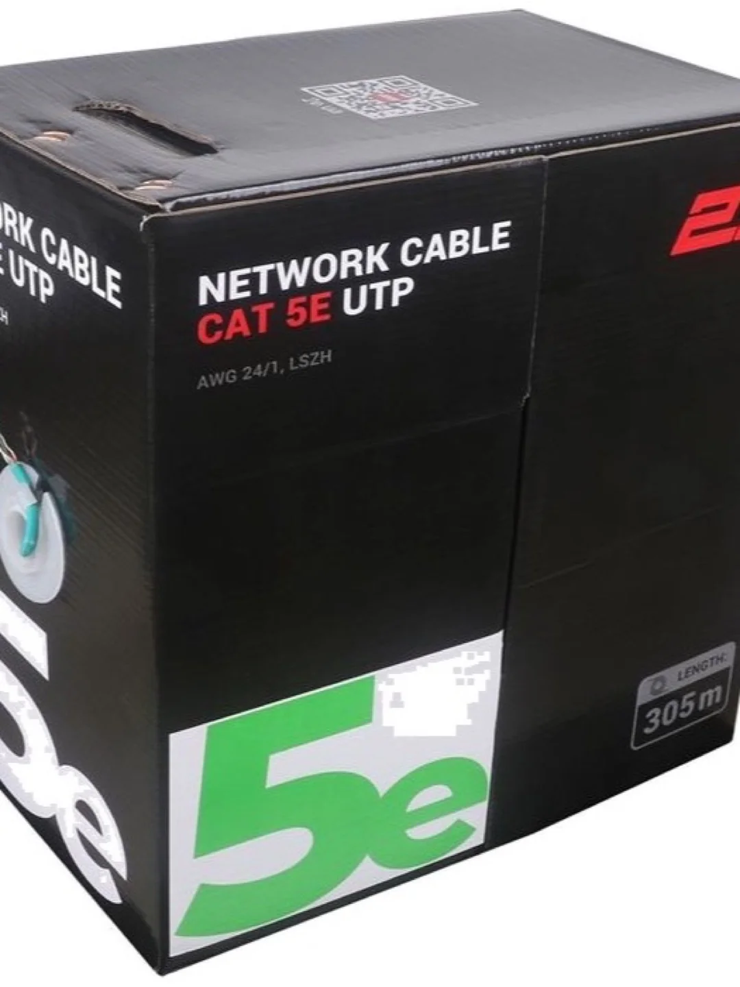 СКС CAT 5e UTP 305m AWG 24/1 LSZH зеленый