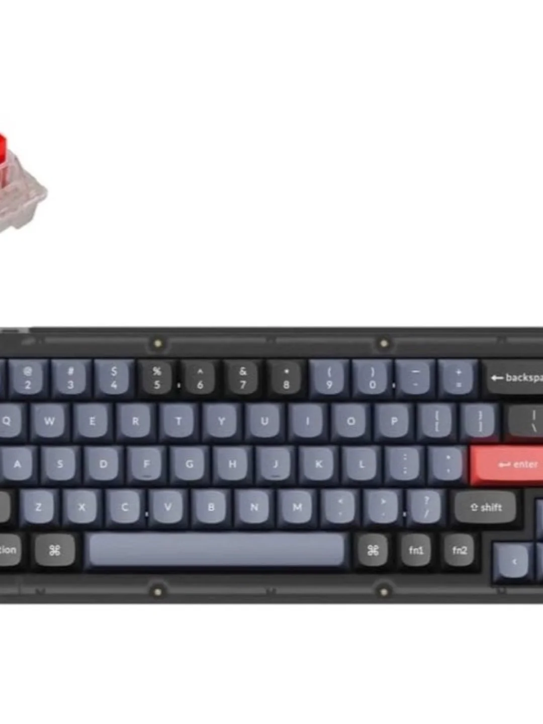 Клавиатура Keychron V2 68 Key QMK Keychron K PRO Red Hot-Swap RGB Knob Frosted Black 3