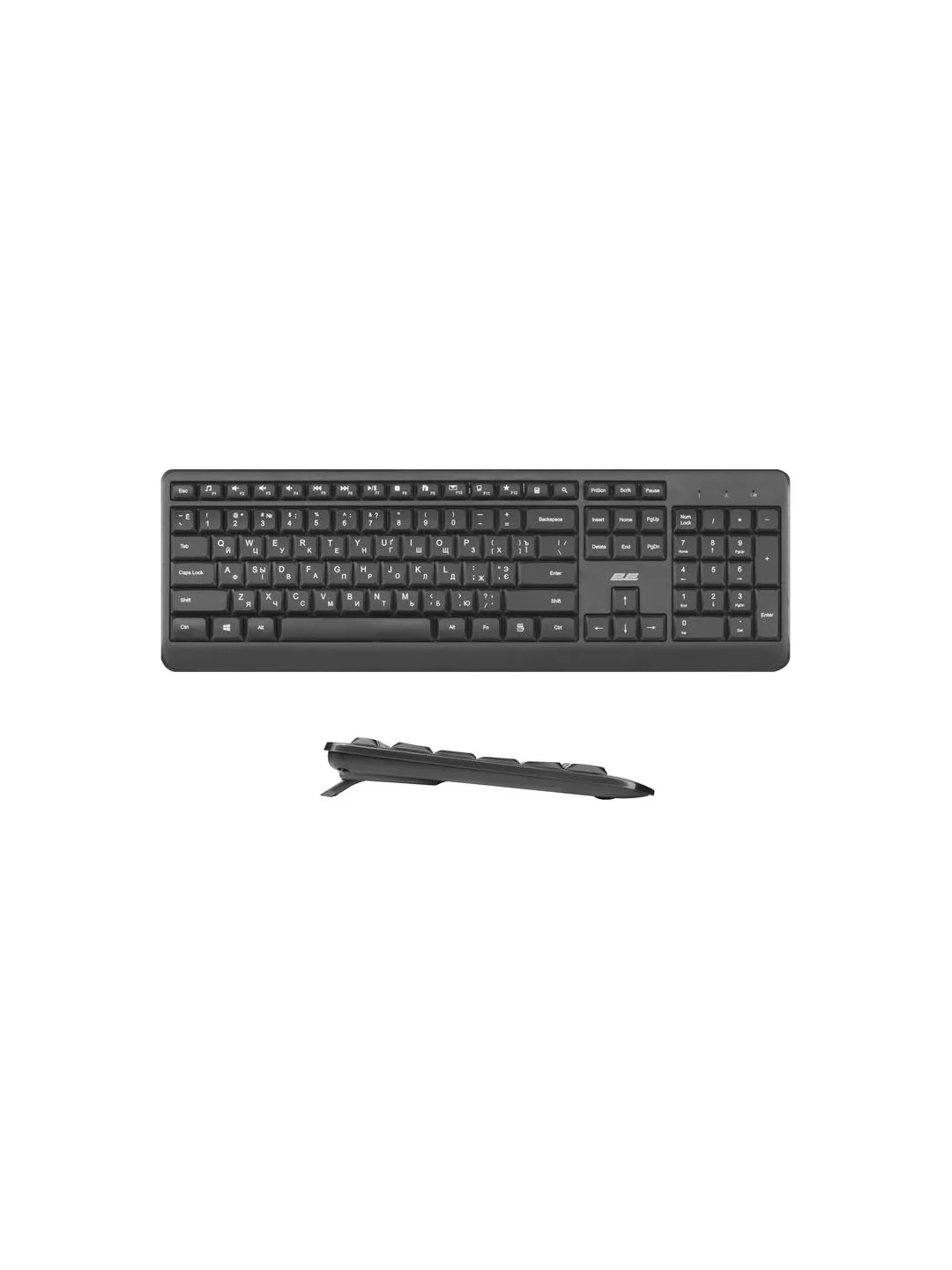 Клавиатура 2Е KS220 WL Black