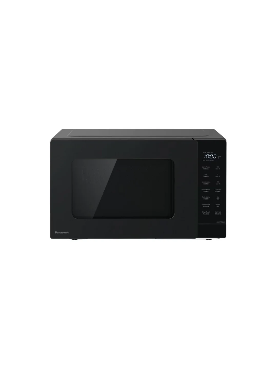Микроволновая печь Panasonic, 24л, 900Вт, гриль, ЖК дисплей 4 дюйма, черный