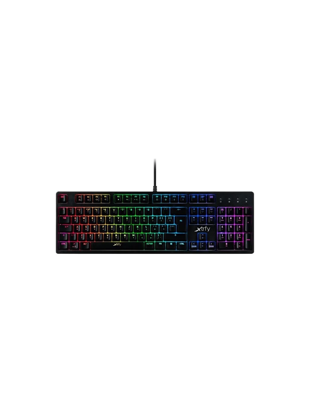 Клавиатура игровая Xtrfy K4 RGB Kailh Red RU