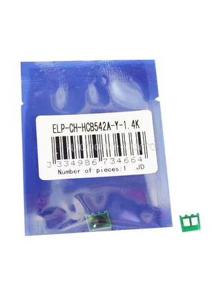 Чип HP CB542A Yellow HP CP 1215/1515
