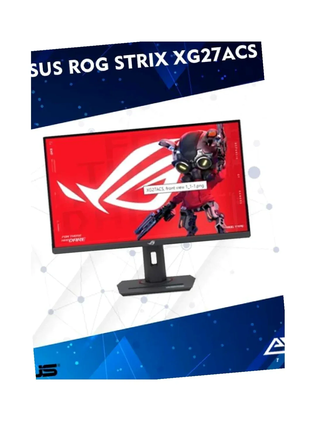 ASUS - 27" ROG Strix XG27ACS Gaming Monitor, QHD (2560x1440), 180Hz, 1ms, Fast IPS, USB Type-C, G-Sync, HDR, Black 2