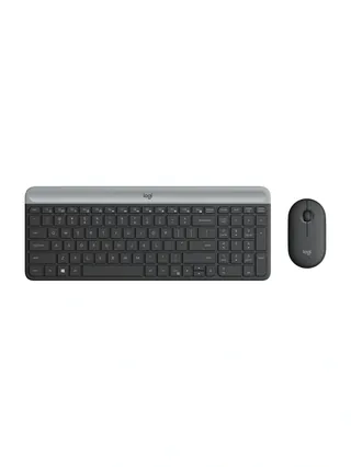 Комплект клавиатура и мышь Logitech MK470 GRAPHITE COMBO