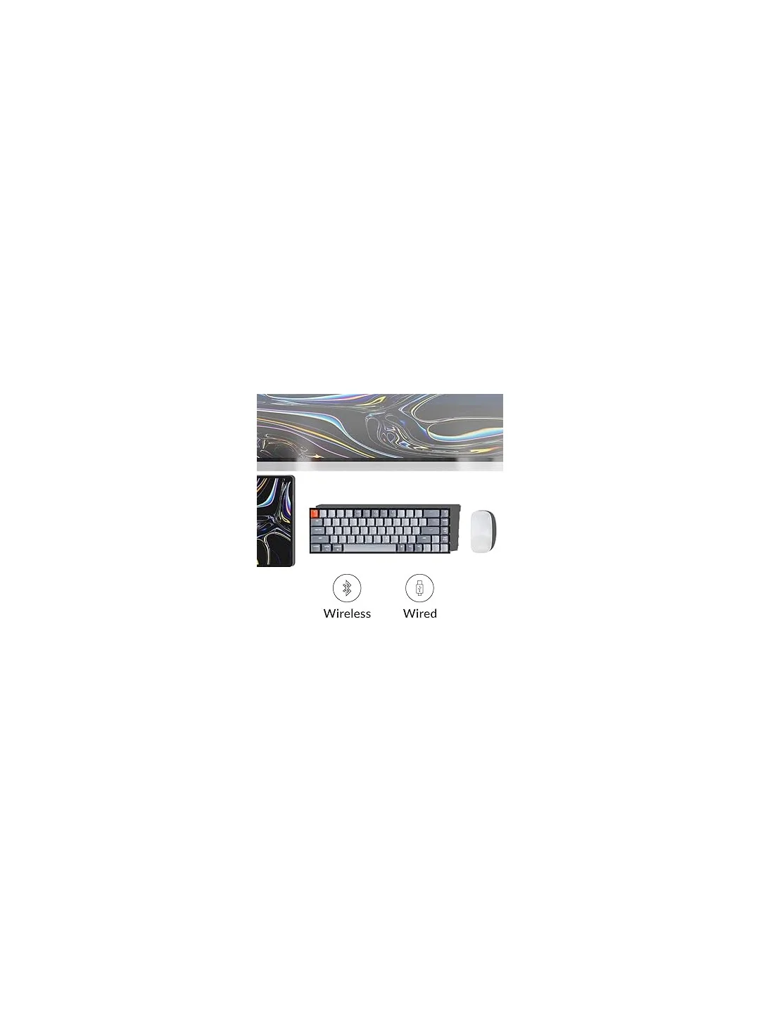 Клавиатура Keychron K6 68 Key Gateron White LED Blue 3