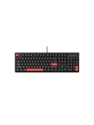Клавиатура механическая Lemokey X3 104Key, Keychron Brown, USB-A, QMK/VIA, EN/KZ/RU, Red Led, черный