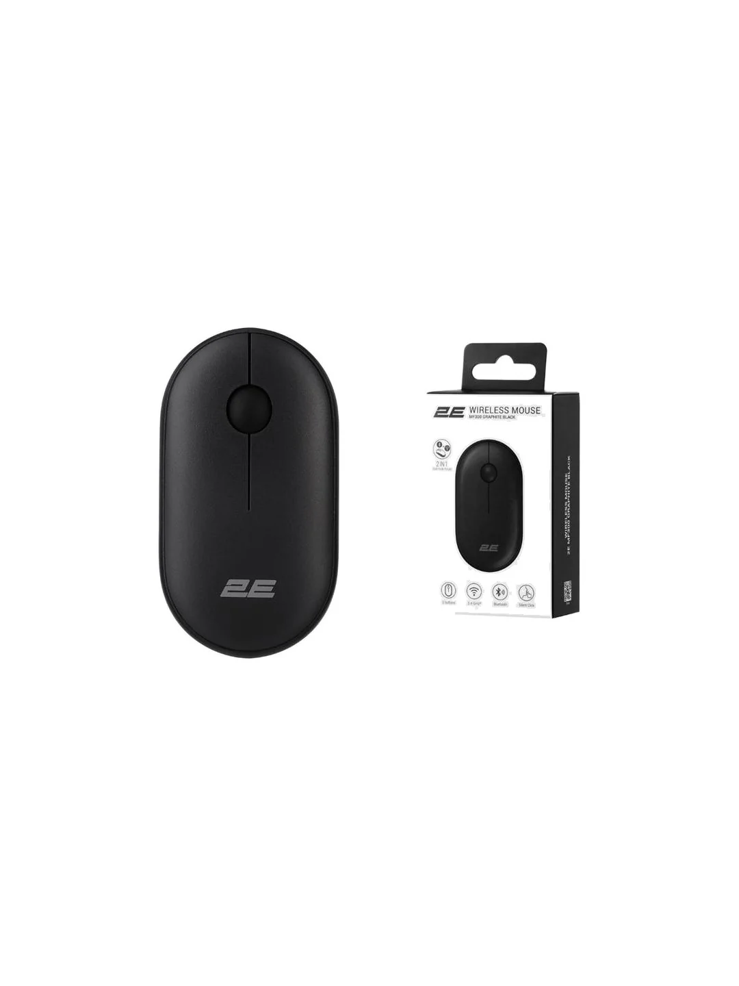 Mouse 2E MF300 Silent WL BT Graphite black