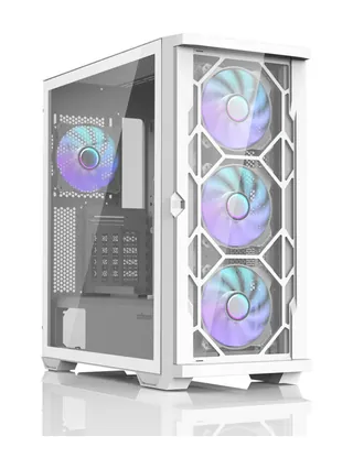 Zalman Z10 Duo White korpusi, PSU-siz, EATX, oq
