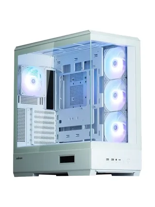 Zalman P50 DS White ATX korpusi, quvvat manbaisiz