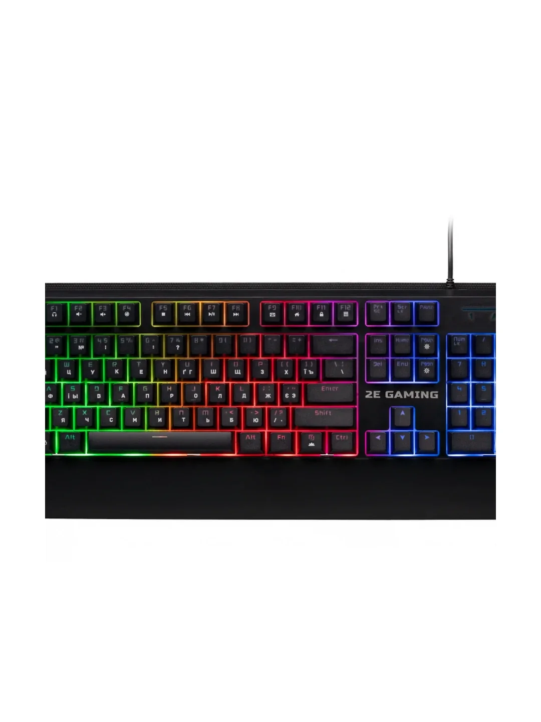 Клавиатура игровая 2E GAMING KG325 LED USB Black Ukr