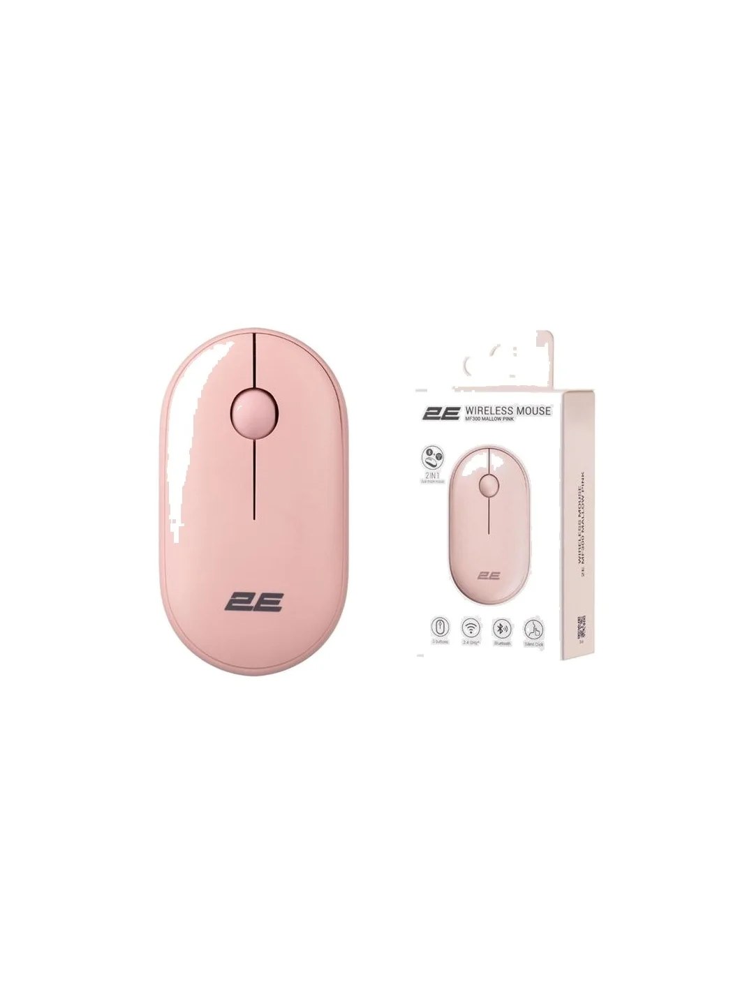 Mouse 2E MF300 Silent WL BT Mallow pink
