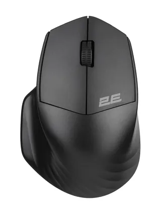 2E MF280 Silent simsiz sichqoncha Qora