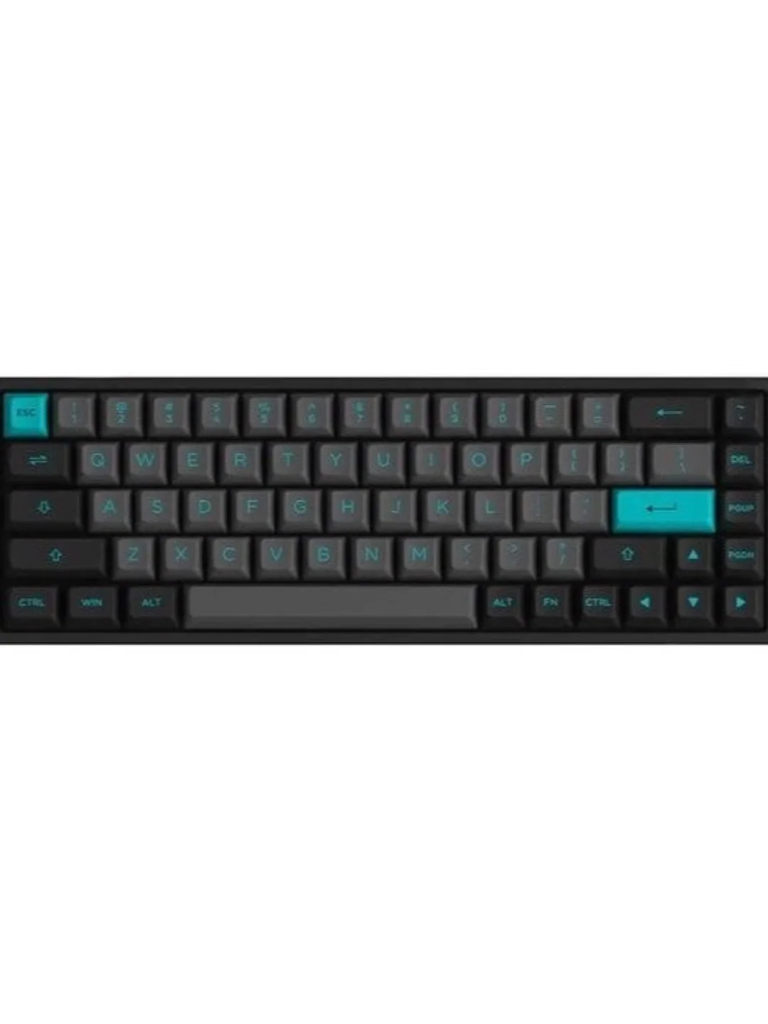 Клавиатура Akko 3068B Plus Black&Cyan CS Jelly Pink RGB
