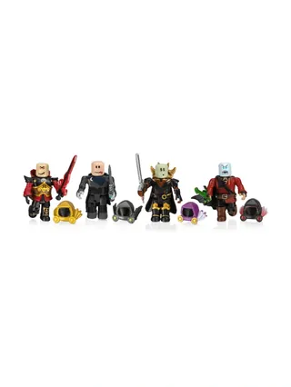 Jazwares Roblox o'yin kolleksion figurkasi Four Figure Pack Dominus Dudes W7