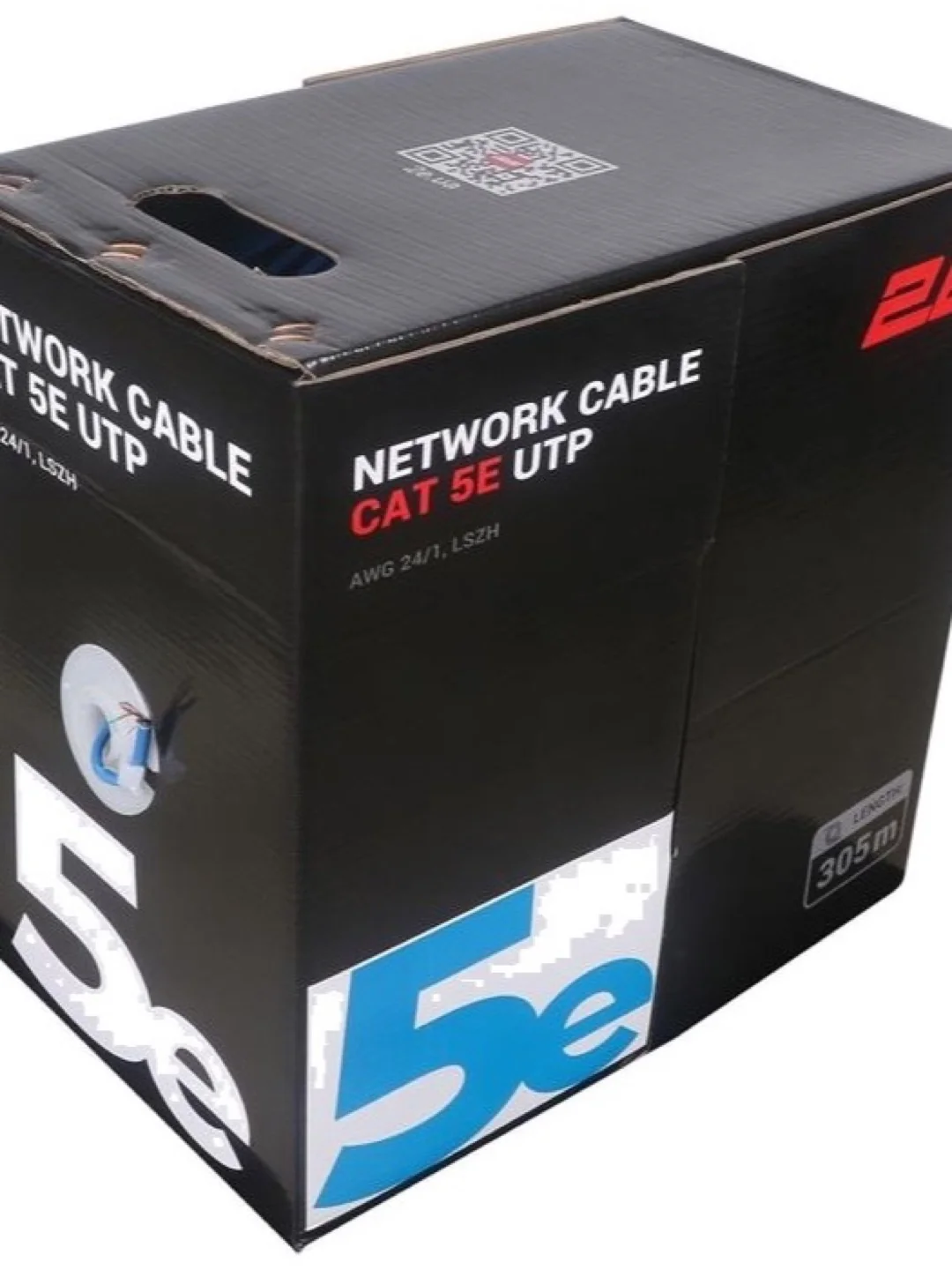 СКС CAT 5e UTP 305m AWG 24/1 LSZH синий