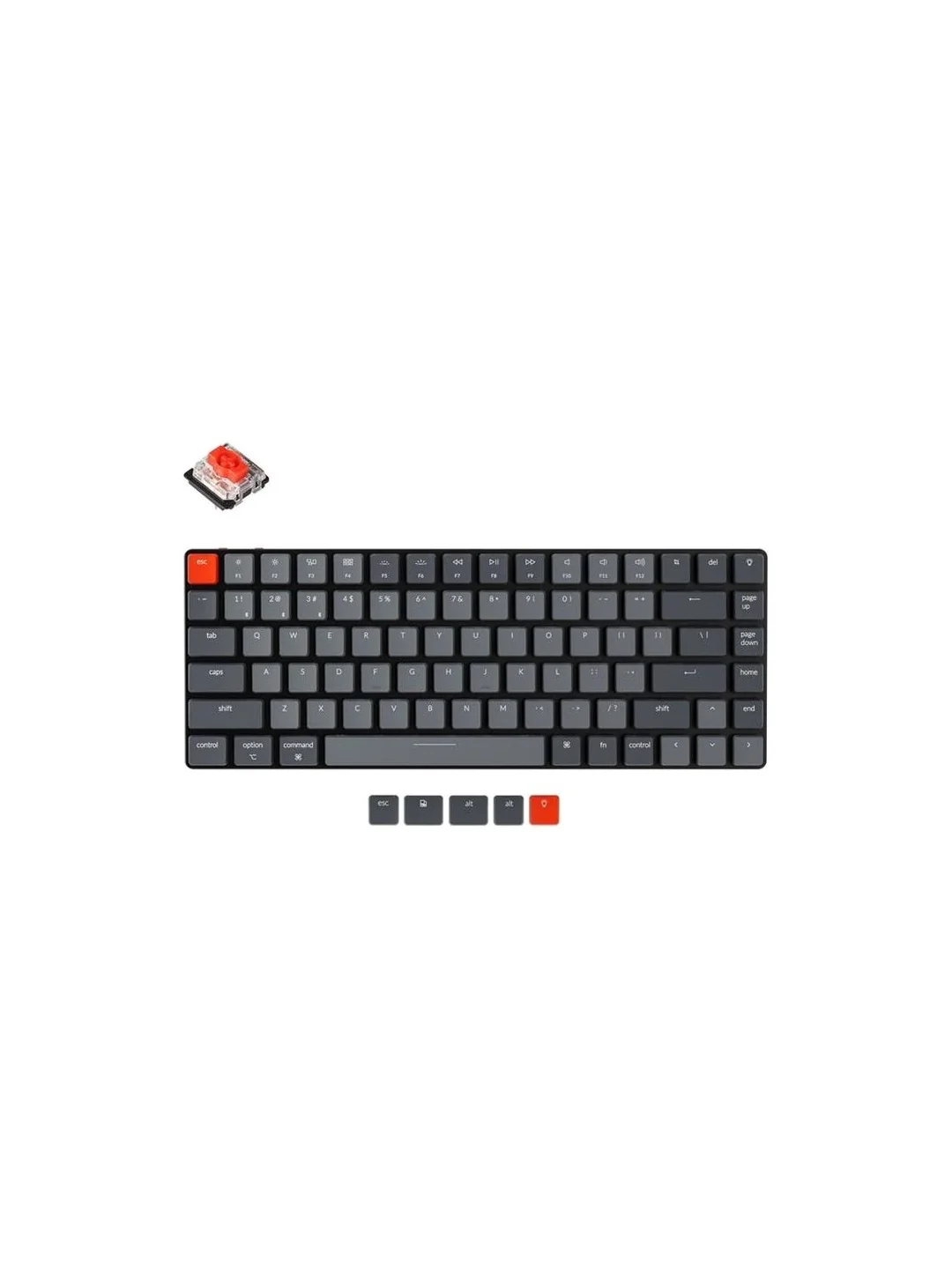 Клавиатура Keychron K3 84 Key Low Profile Gateron White LED Red