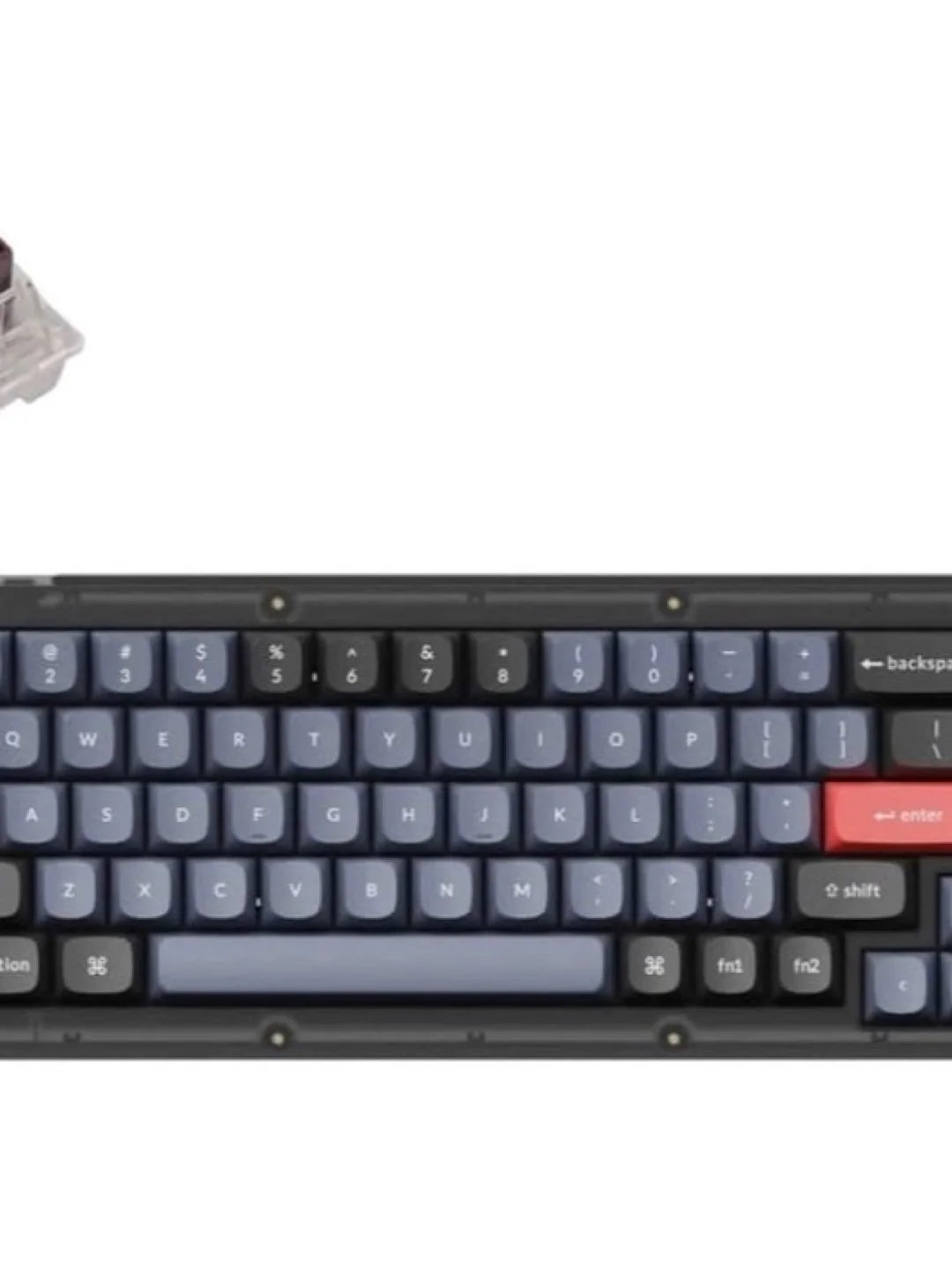 Клавиатура Keychron V2 68 Key QMK Keychron K PRO Brown Hot-Swap RGB Knob Frosted Black 3