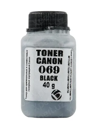 Тонер БУЛАТ Canon 069 Black 40 Г банка
