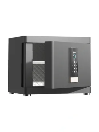 Сейф H310*W380*D290 с отпечатком (чр) ET592 Deli