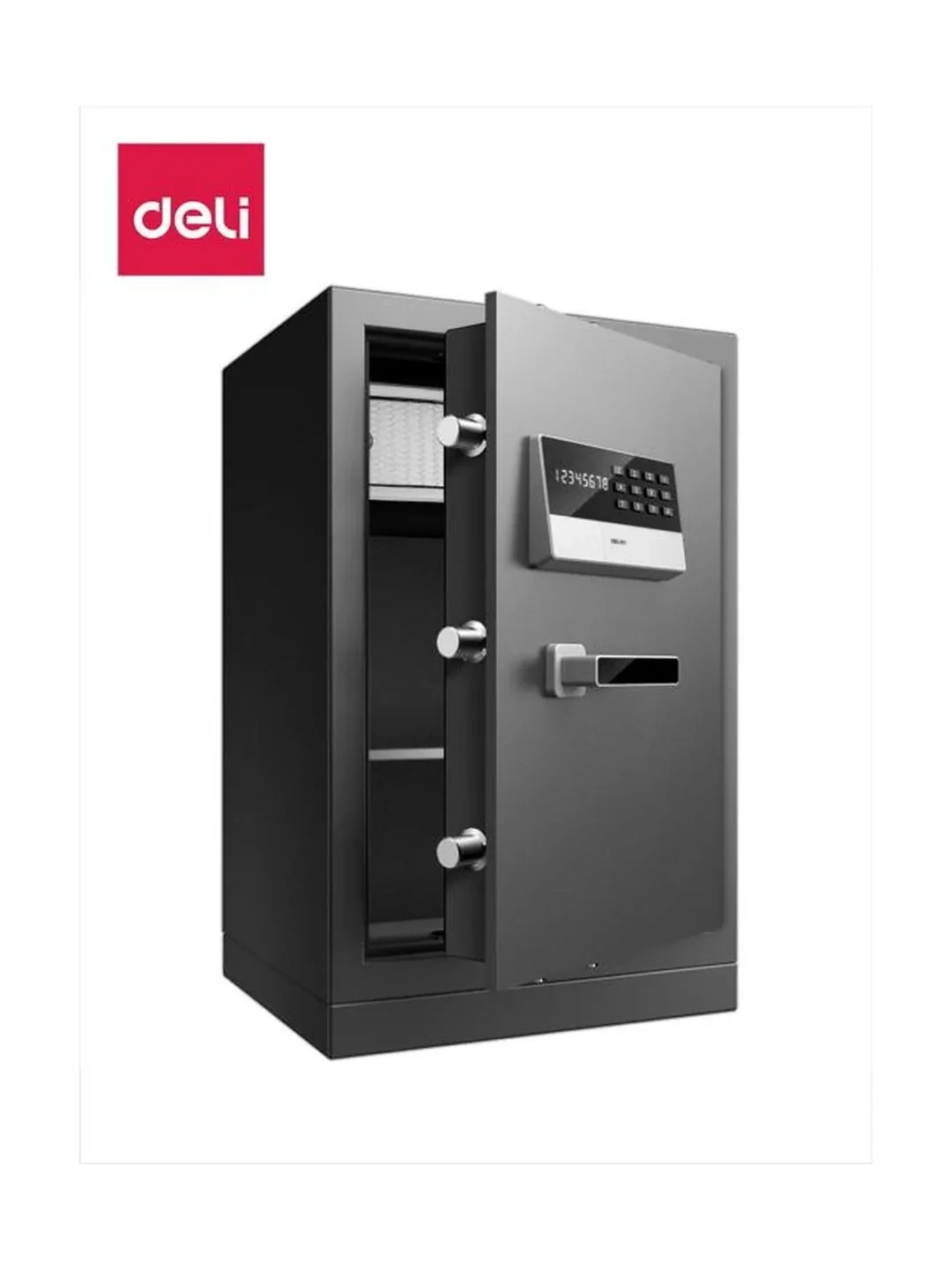 Сейф H250*W350*D250 (чр) AE681 Deli 2