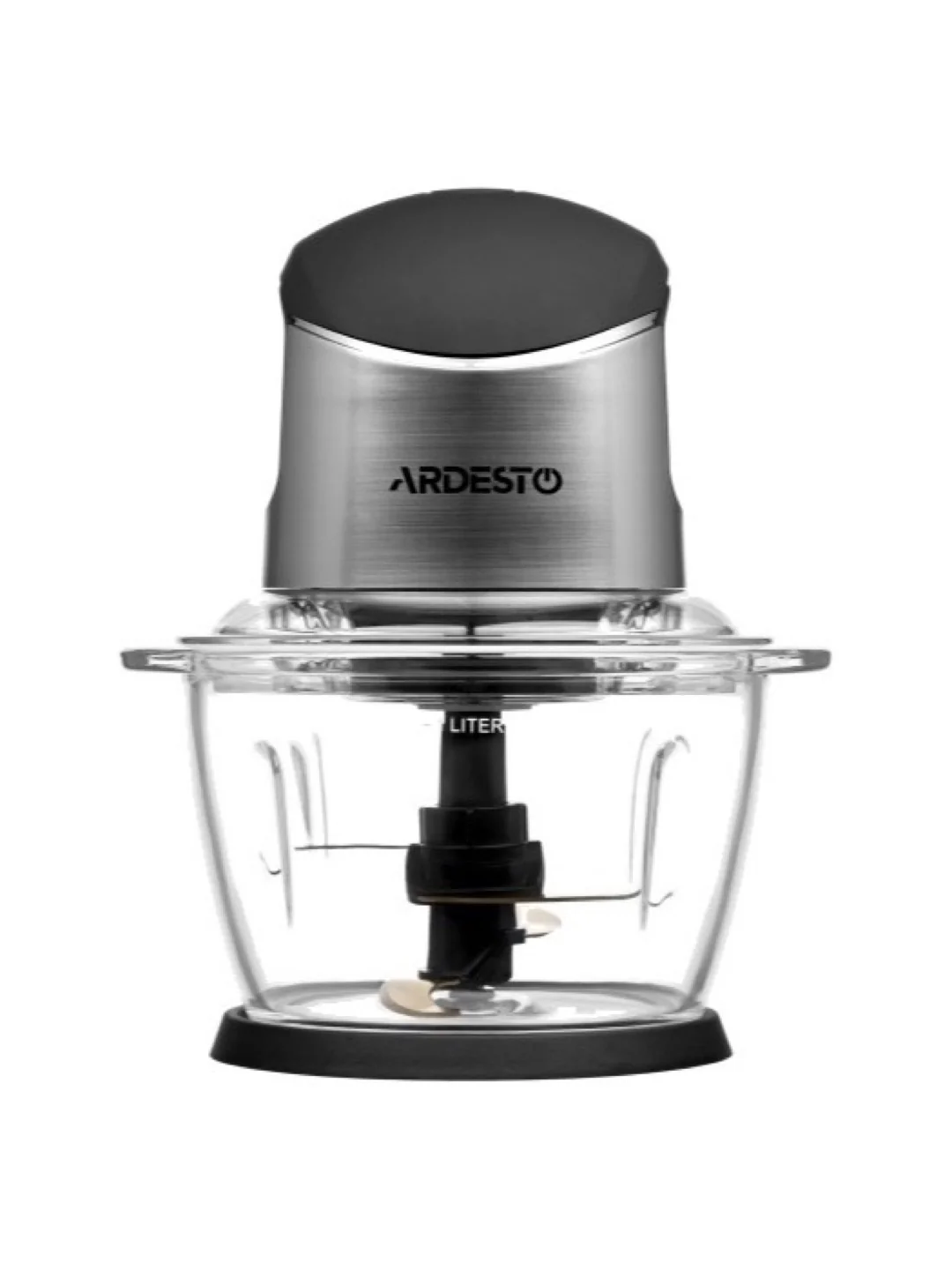 Измельчитель Ardesto CHK-4001BR - 400Вт/1л/покрытие soft touch/ серебр.-черный