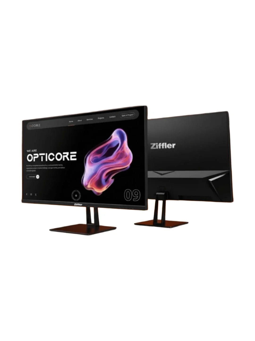 EYECOMFORD FW27" 27" FLAT MONITOR (VGA+HDMI) FHD IPS 144hz WHITE 2