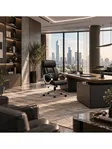 Кресло руководительское CLAYTON черный 6